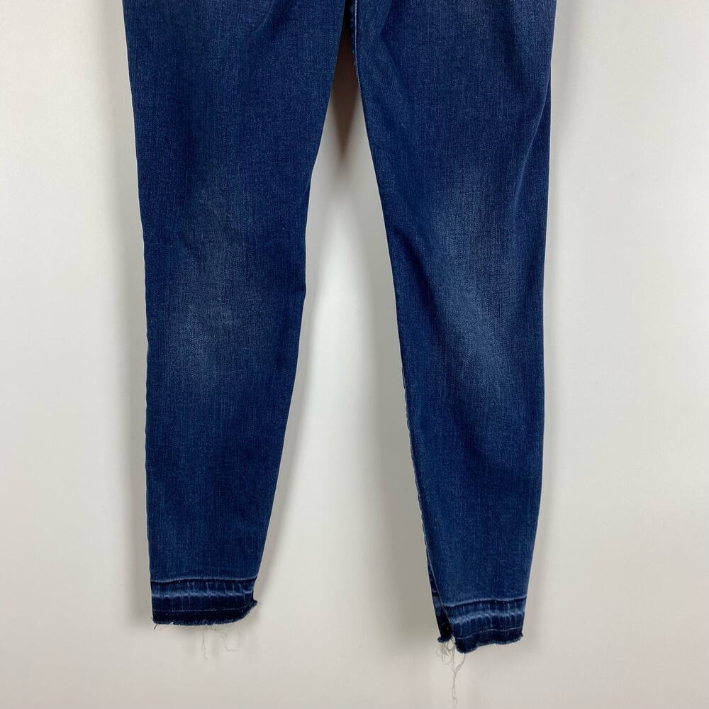 Spanx Distressed Ankle Skinny Jeans Medium Wash Womens Size Medium - Picture 11 of 12